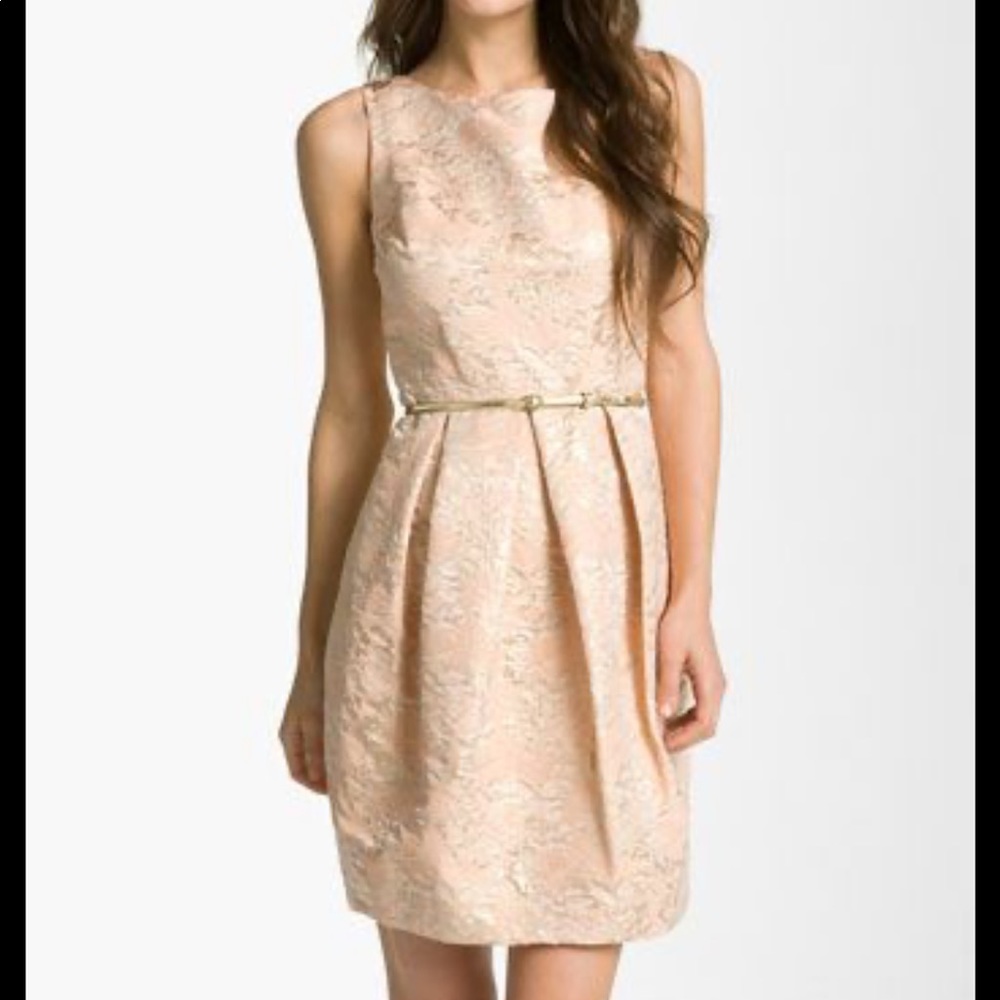 Eliza J Jacquard Tulip Dress